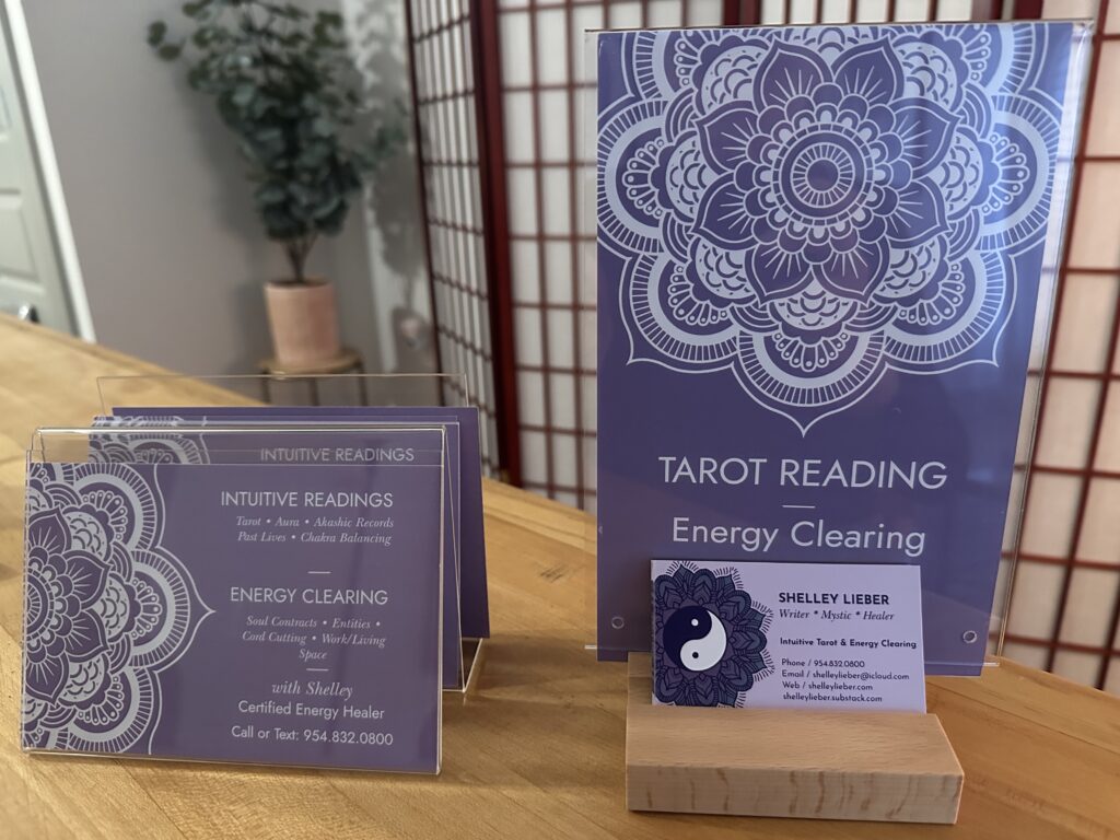 Tarot Reading Poster and Post Cards